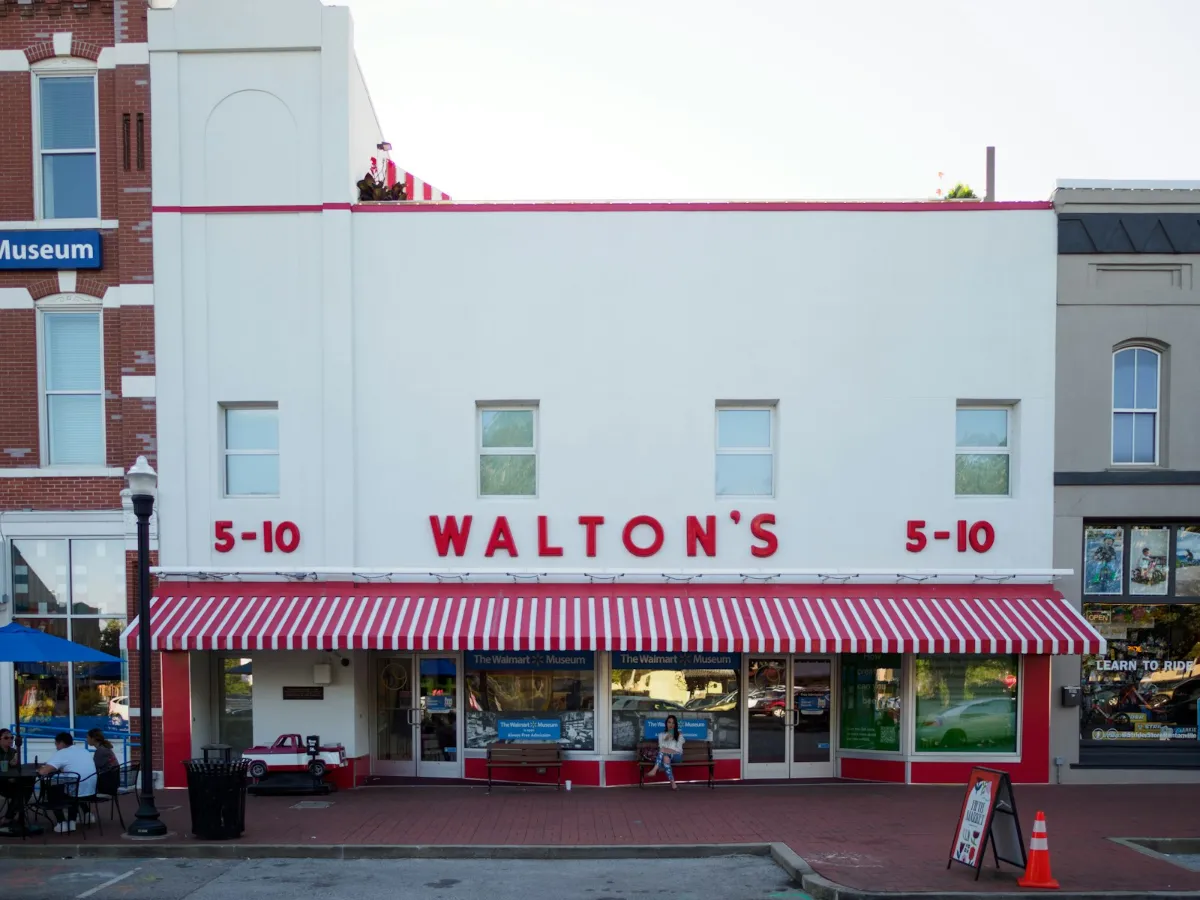 Downtown Bentonville, Arkansas — Walton's 5-10 on the historic town square